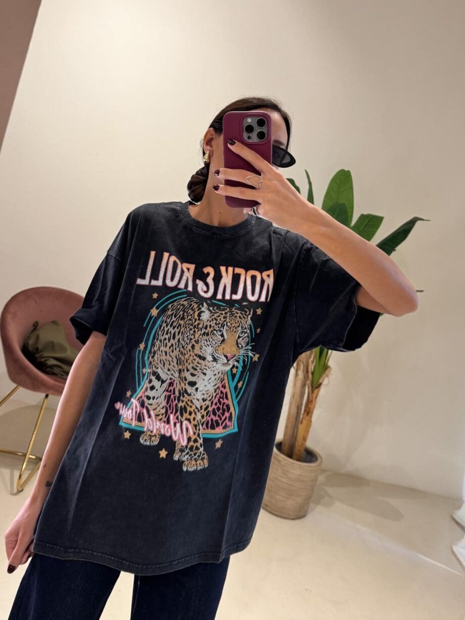 T-shirt stone whash