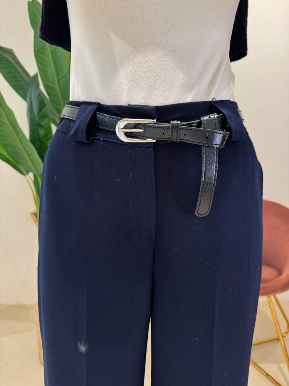 Pantalone elegante blu