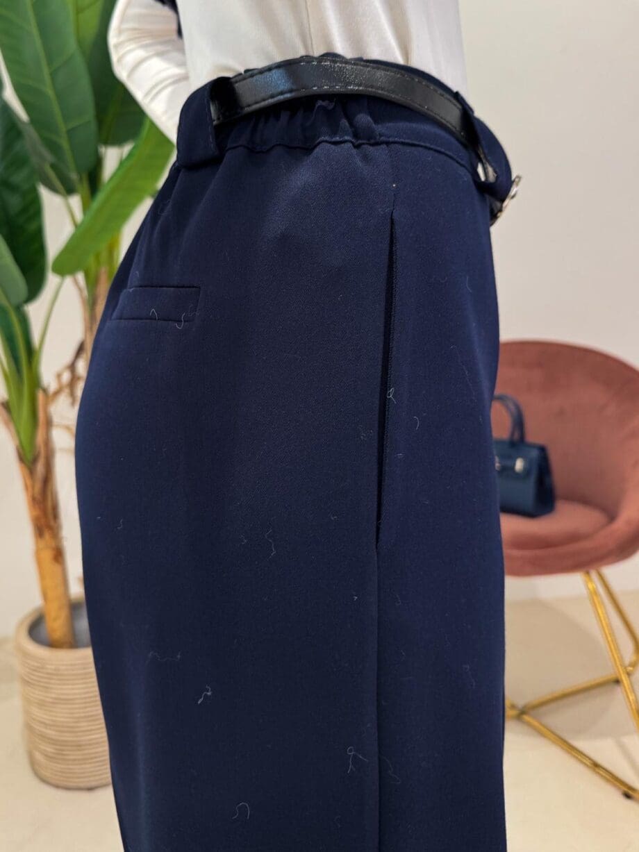 Pantalone elegante blu