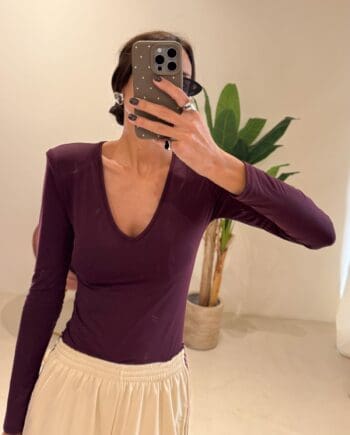 Tshirt scollo a v