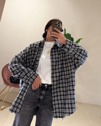 Camicia check ruined